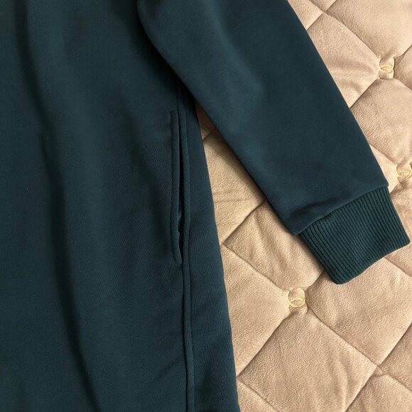 UGG Andryn Hoodie Dress Sweatshirt Dark Green Size M NWT - Picture 5 of 6